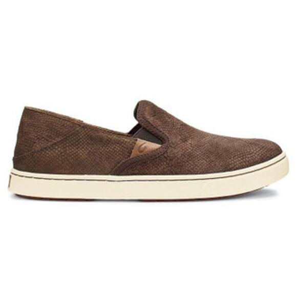 Olukai Women's Pehuea Leather Slip On Sneaker in Dark Java sz 9 $100 SH412 - Picture 1 of 8